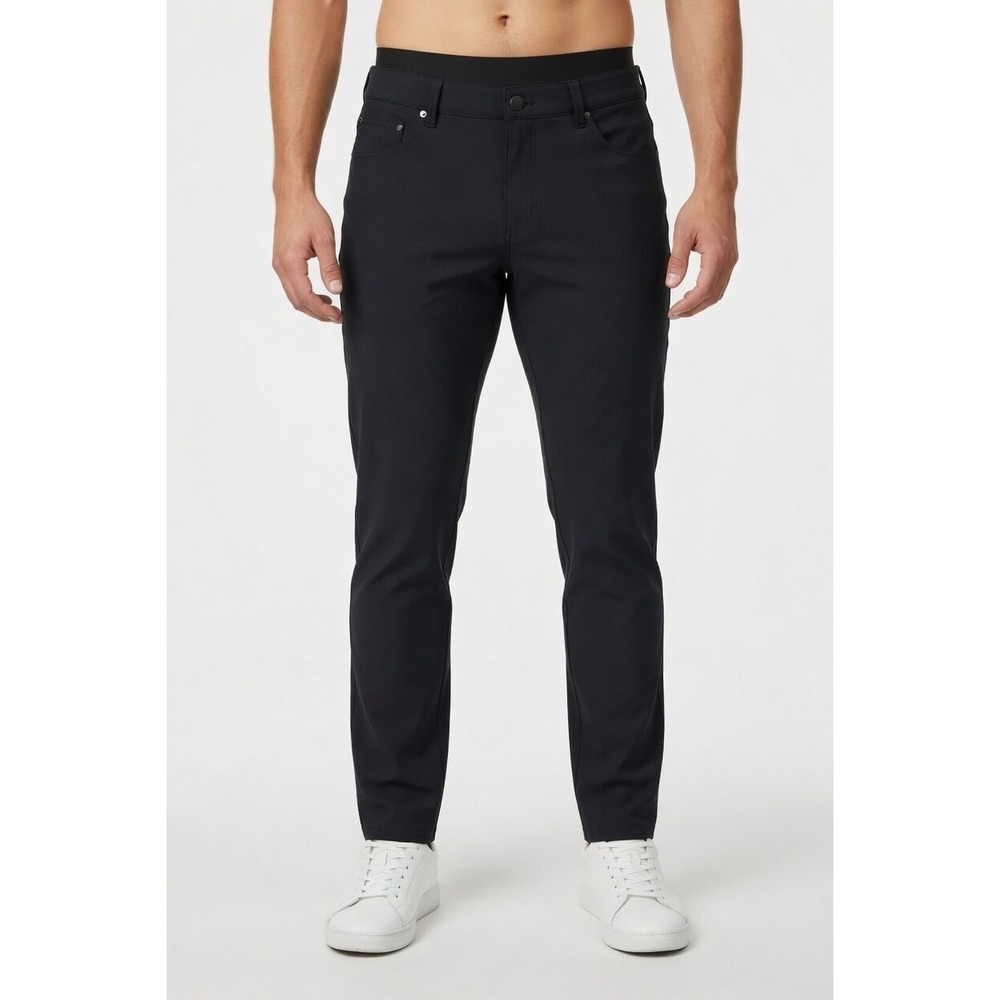 Linearflex Pants Mens 40x30  Navy Blue Straight Fit Infinity 7 Pocket Pants